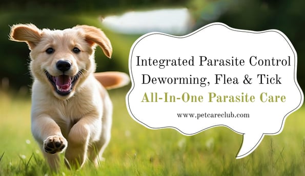 Integrated Parasite Control Deworming, Flea & Tick - All-In-One Parasite Care